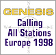 Genesis - Calling All Stations Tour 1998 - tour report