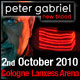 Peter Gabriel - New Blood in Cologne, 02/10/2010 - Show report