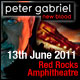 Peter Gabriel - New Blood at Red Rocks, 13/06/2011 - concert report