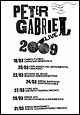 Peter Gabriel - Latin American Tour - tour dates 2009