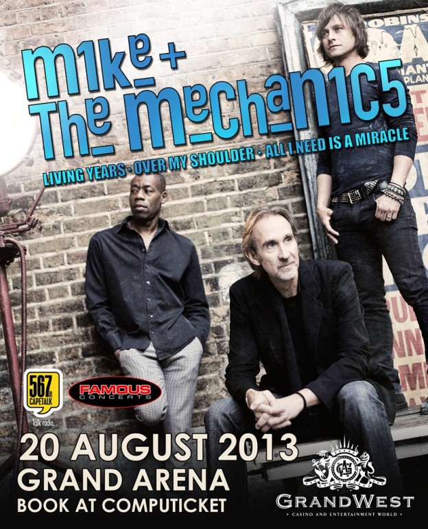 Mike + The Mechanics in South Africa live