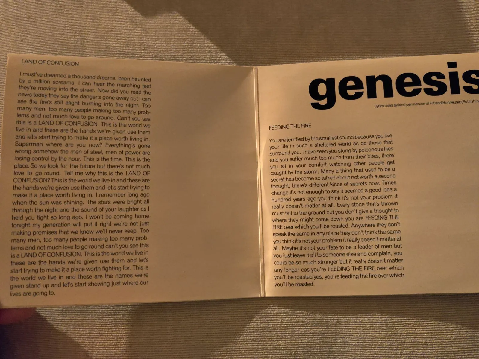 Random bits of Genesis stuff. - Paperlate | GENESIS General Board ...