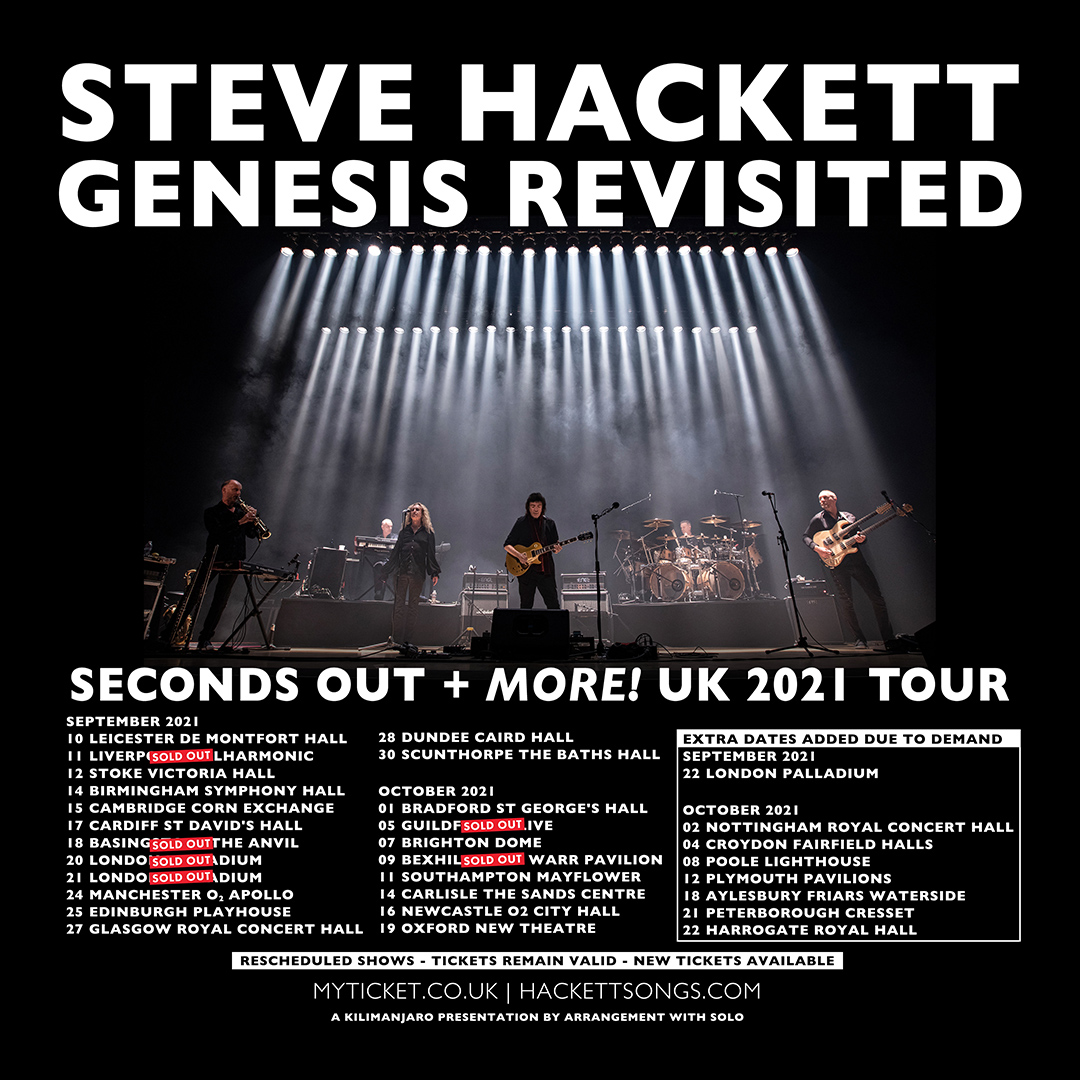 Steve Hackett Seconds Out & More