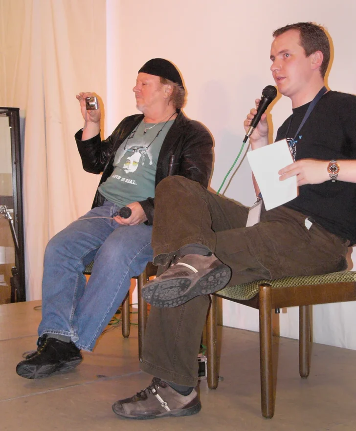 Armando during our stage interview