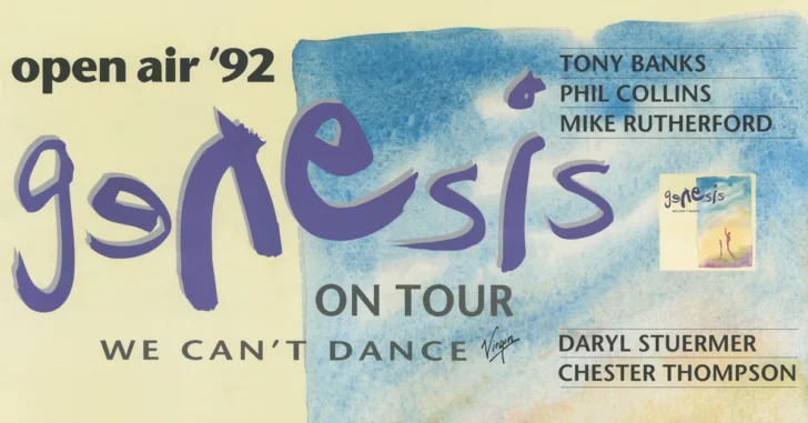 Genesis We Can't Dance Tour 1992