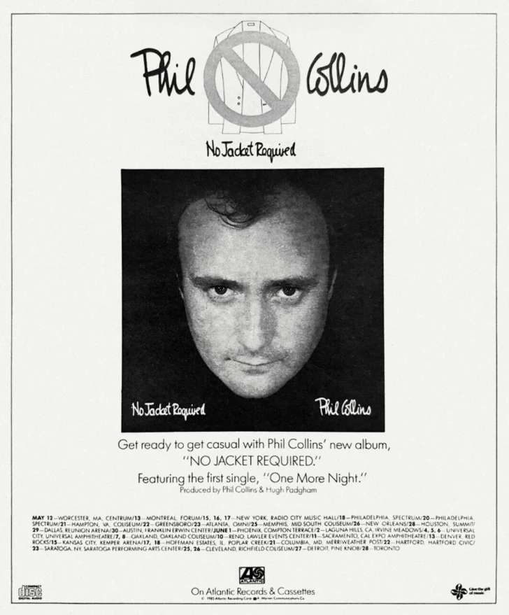 No Jacket Reqiured advert