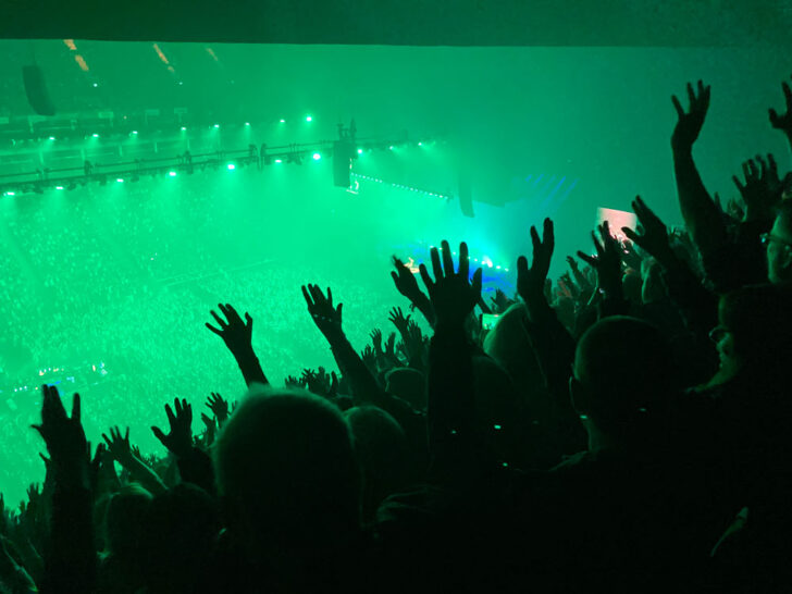 Atmosphere at the O2 London