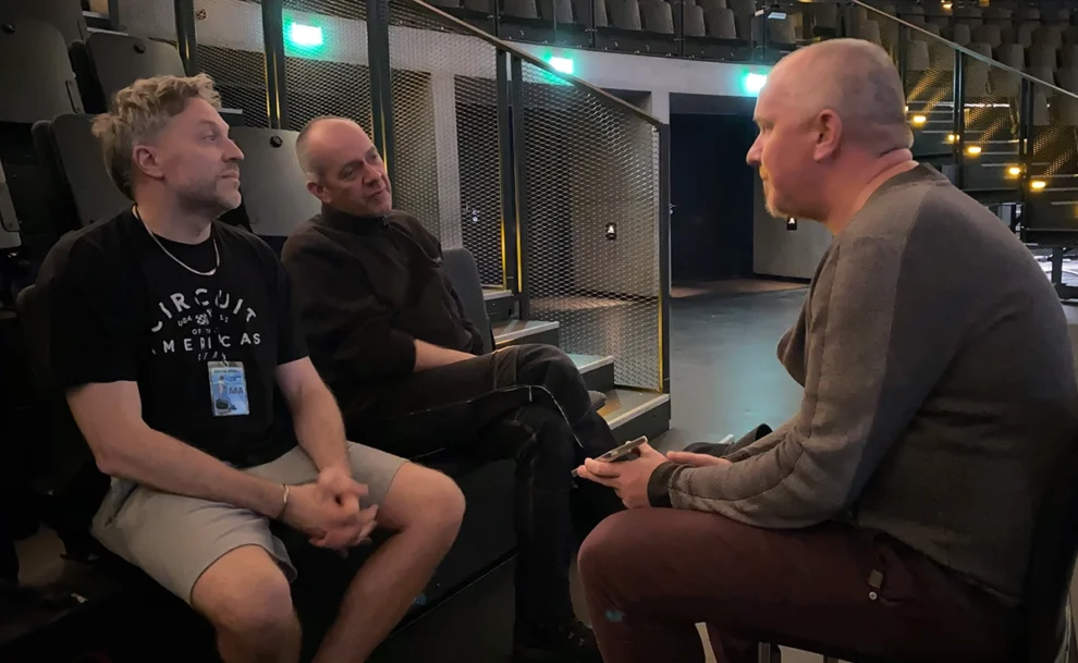 Steve Carr (left), Paul Howling (middle) in conversation with Christian Gerhardts (GNC)