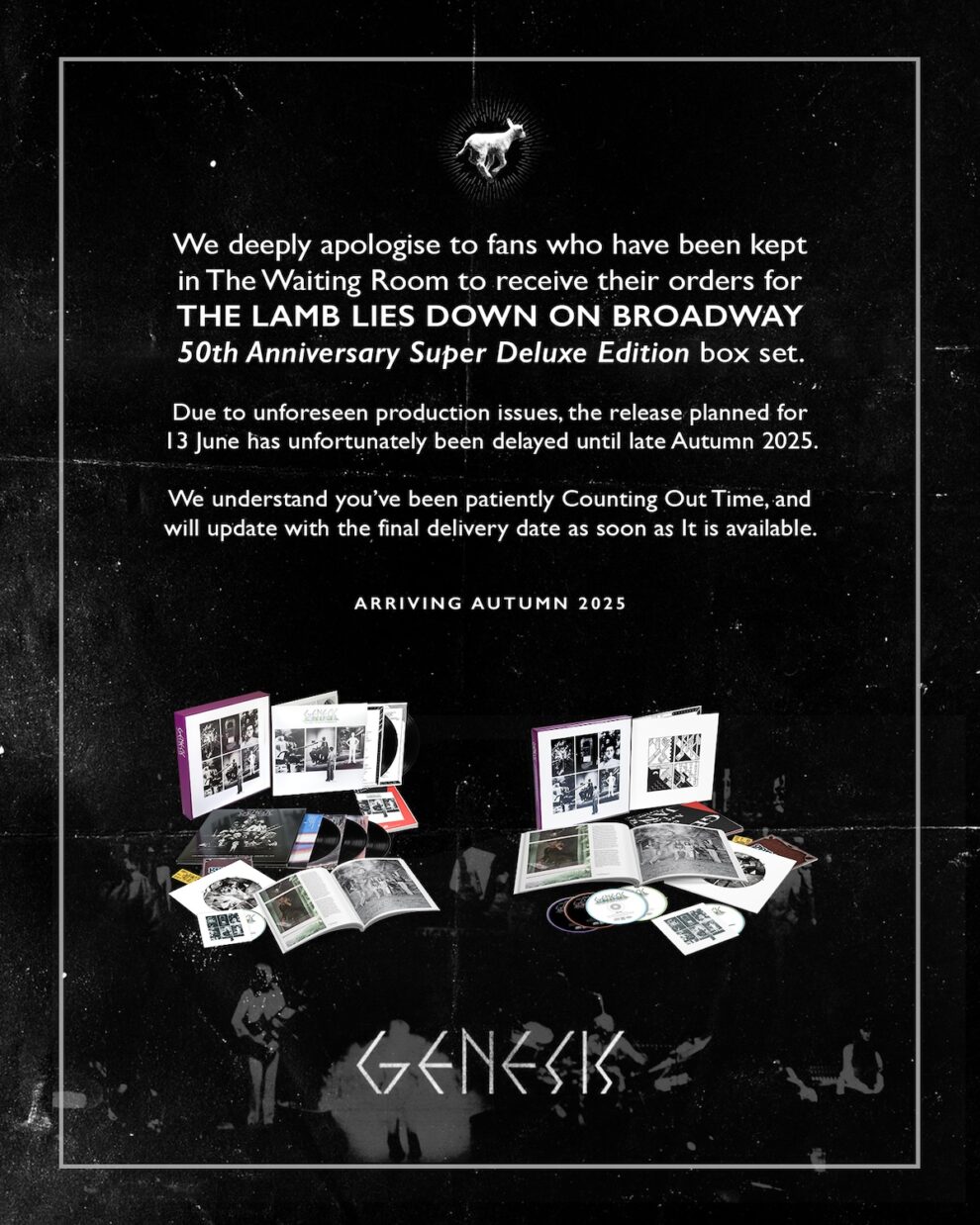 The Lamb Boxset delay announcement June 2025