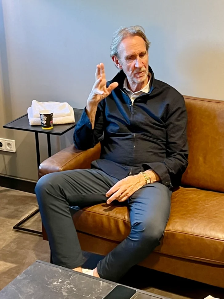 Mike Rutherford during our interview