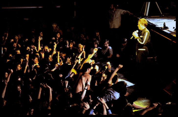 Peter on stage in 1982
Photo: Giacomino Parkinson