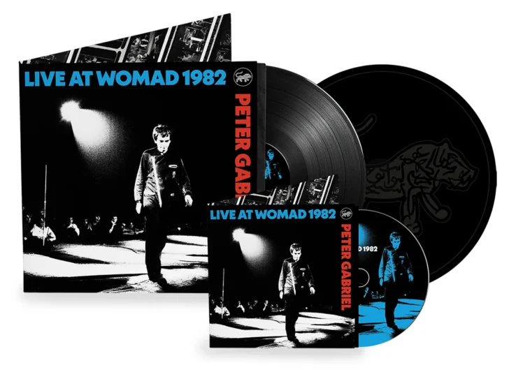Peter Gabriel: Live At WOMAD 1982 on 2LP etched vinyl and CD