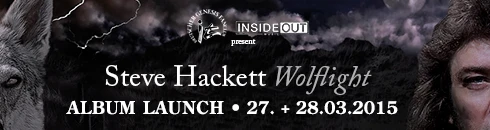Events 2015 ... Steve Hackett "Wolflight" Launch