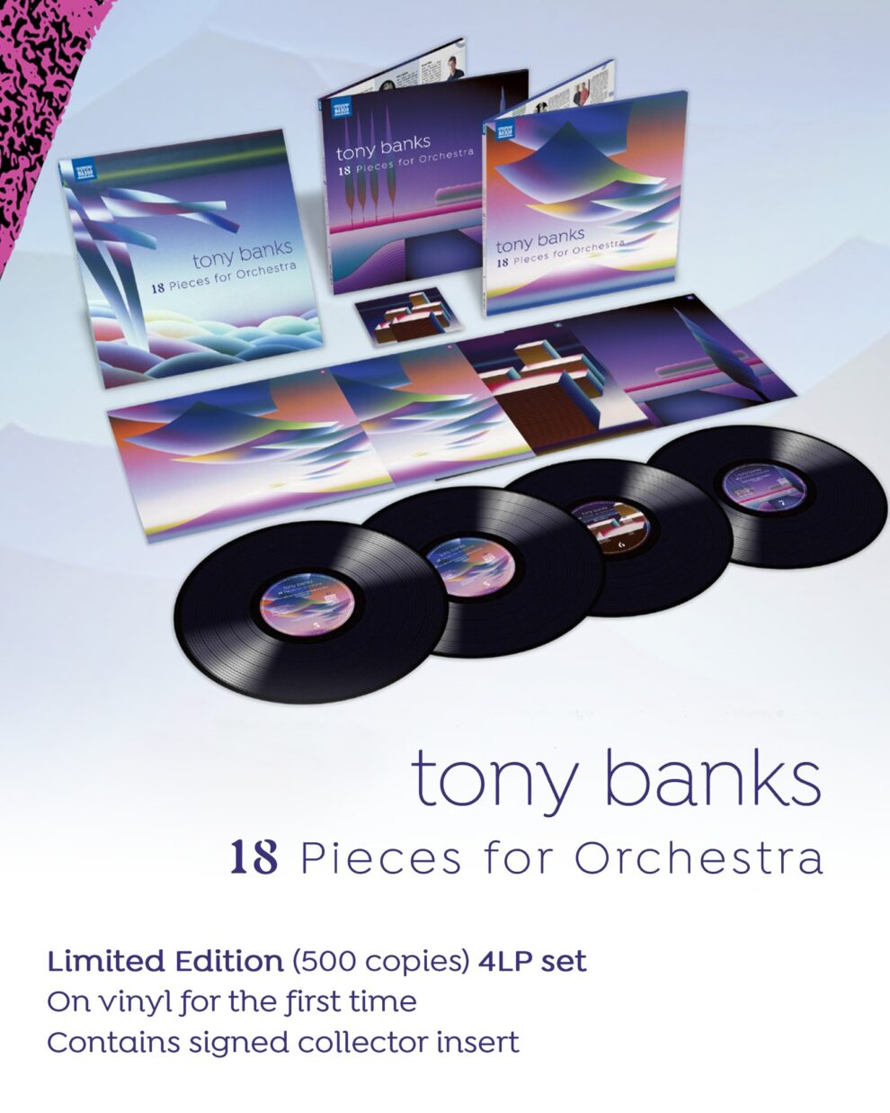 Tony Banks 18 Pieves For Orchestra 4LP